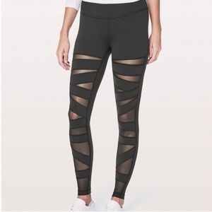 Lululemon Tech Mesh Black 28” Leggings